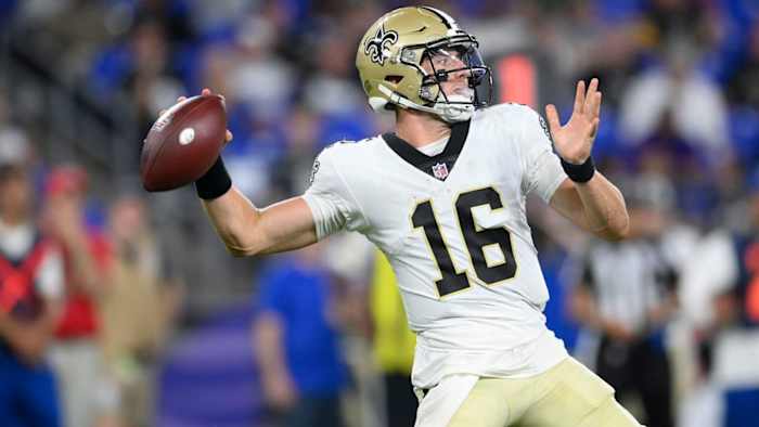 New Orleans Saints QB Ian Book. Credit: Nola.com